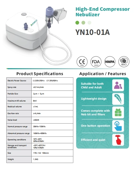 High-End Compressor Nebulizer