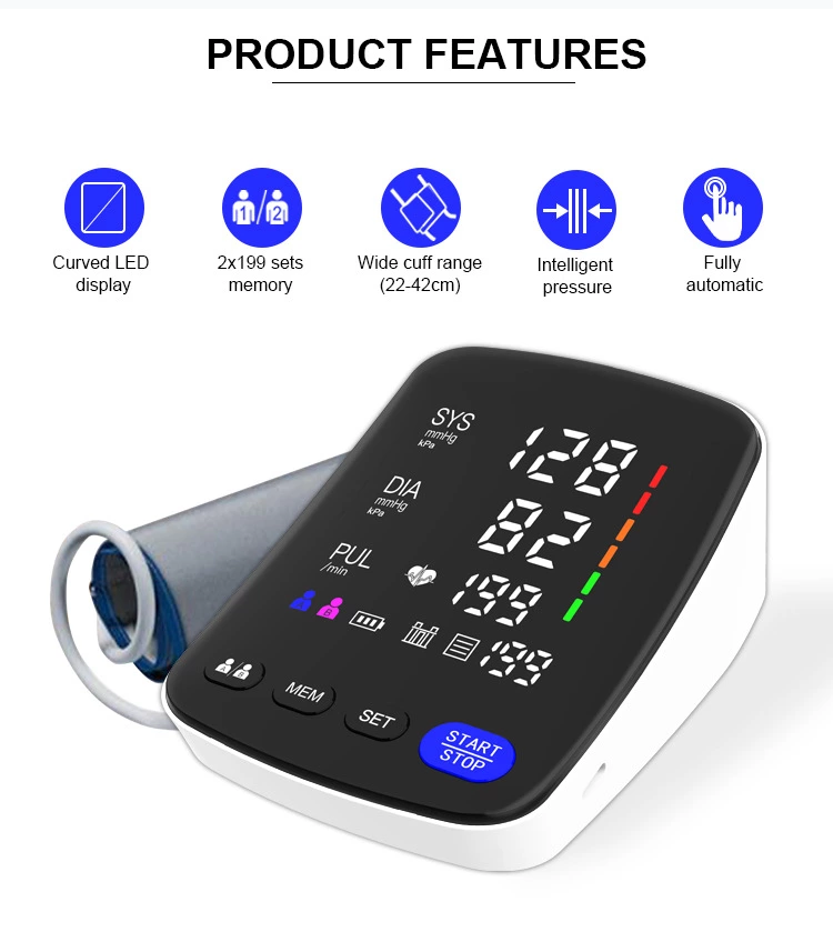 LED Display Blood Pressure Monitor